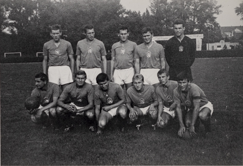 Foto týmové, reprezentace ČSSR, fotbal