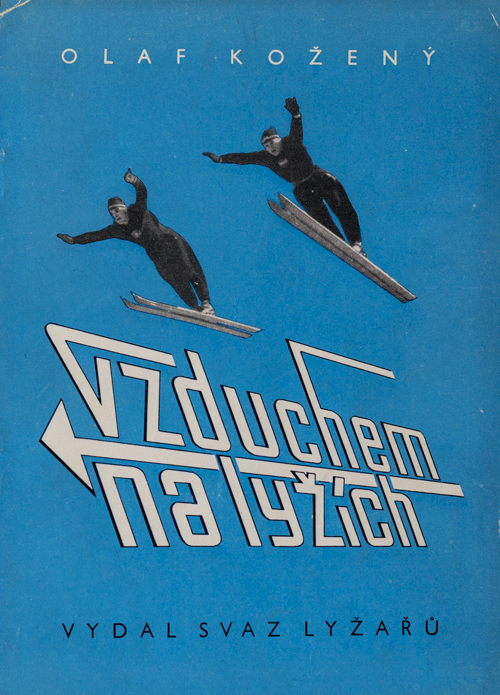 Kniha - O.Kožený, Vzduchem na lyžích