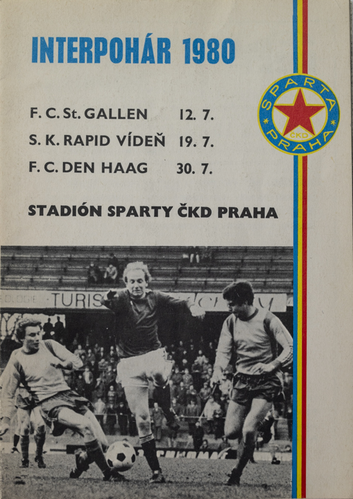 Program - Interpohár 1980, Sparta Praha ČKD