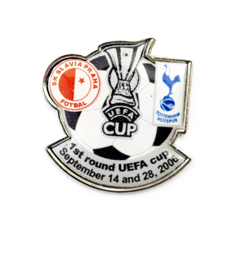 Odznak Slavia Praha vs. Totenham Hotspur, 1st R UEFA cup 2006