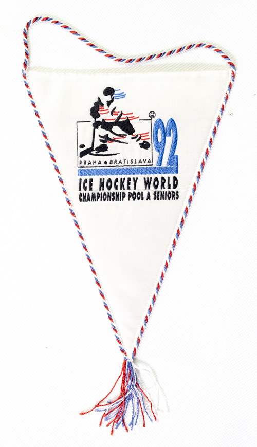 Klubová vlajka MS Hokej, Praha, 1992