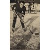 Dobová fotopohlednice, Hokejista, Kladno 1934 (2)
