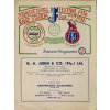 Program souvenir Dynamo club of Prague v. An Invitation Eleven, autogramy, 1956 (1)