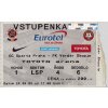 Vstupenka fotbal, AC Sparta Praha v.Vardar Skopje, 2003