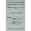 Pozvánka, tiskoviny, Grand bal de Nuit, 1937 (3)