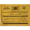 Vstupenka IX. Slet všesokolský, Večerní slavnosti, 1932 II (1)