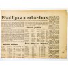 Noviny Československý sport, Před ligou o rekordech, 1988