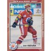 Hokejová kartička, Jan Novák, HC Slavia Praha, 2006 (1)