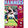 Program HAMMERS, West ham United v FC Jokerit, UEFA 3 rd, round, 1999