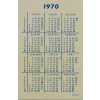 Kalendář fotbal, Česká státní pojišťovna, 1970 (2)