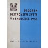Program a vylosování MS Kanoistika, 1958 (2)