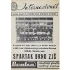 Program Internacionál Bratislava vs. Spartak Brno ZJŠ, 1966