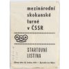 Program a akreditace, Skokanské turné, ČSSR, 1971