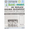 Fotbalový zpravodaj ˇŽlutá modrá, FK Teplice vs. Sigma Olomouc, 1998