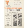 Program Zbrojovka Brno v. TJ Škoda Plzeň, 1979