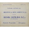 Program, Brighton, Hove Albion F.C. v. Banik Ostrava, 1957 (1)