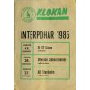 Program KLOKAN, Interpohár, Gallen, Szekesfehervar, AIK Stockholm, 1985
