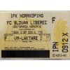 Vstupenka fotbal IFK Norrkoping v. FC Sloavan Liberec, 2000