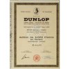 Akcie, Dunlop, 5000 Francs, kupóny (1)