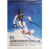 Plakát, 10 Juniorkriterium, alpské lyžování, Špindlerův mlýn, 1980