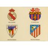 Kartička ,Real Madrid, CF Barcelona, Bilbao, Atl. Madrid (1)