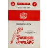 Program fotbal, Swansea Jown AFC v. Norwich City, 1964