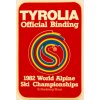 Samolepka World Alpine Ski Championsfips, 1982