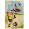 Pohlednice humor Fotbal, Een Reuzen Kei, 1920 (1)