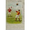 Pohlednice humor, fotbal, Thale, 1904 (1)