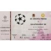 Vstupenka fotbal , UEFA CHL, AC Sparta Praha v. Galatasaray SK, 1997
