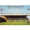Pohlednice stadion , Greetings from Carrow Road, Norwich City, FC (1)