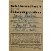 Žákovský průkaz , Realgymnasim in Prag, 1942 (1)