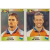 Samolepka, kartička Paniny, Euro 96, Frank de Boer, Johan de Kock, NL