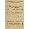Kartička Olympia, Helsinky, 1952 , Basketballturnier, 72 (2)