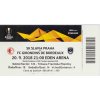 Vstupenka UEFA CHL, SK Slavia Praha v. FC Girondins de Boredeaux, 2018