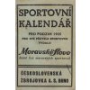 Sportovní kalendář, Moravské Slovo, 1935 (1)