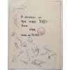 Listina, Upomínka na první setkání Dukly Jihlava, 1964, autogramy