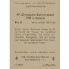 Kartička Olympia, Helsinky, 1952 , S. Saimo, 67 (2)