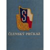 Členský průkaz Československá obec sokolská, modrý IIDSC 7306