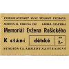 Vstupenka lehká atletika, memoriál Evžena Rošického , 1961, 2Vstupenka lehká atletika, memoriál Evžena Rošického , 1961, 2