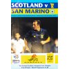 Program Scotland vs. San Marino, UEFA EURO Q96, 1995Program Scotland vs. San Marino, UEFA EURO Q96, 1995
