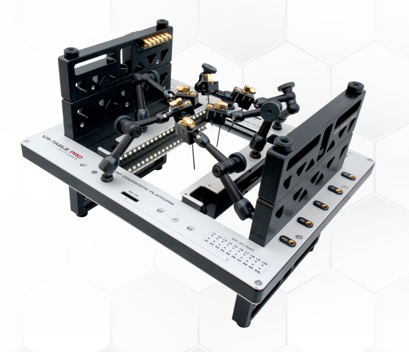 VR-TABLE PRO by Multi-Com – solderless ISP and JTAG workstation
