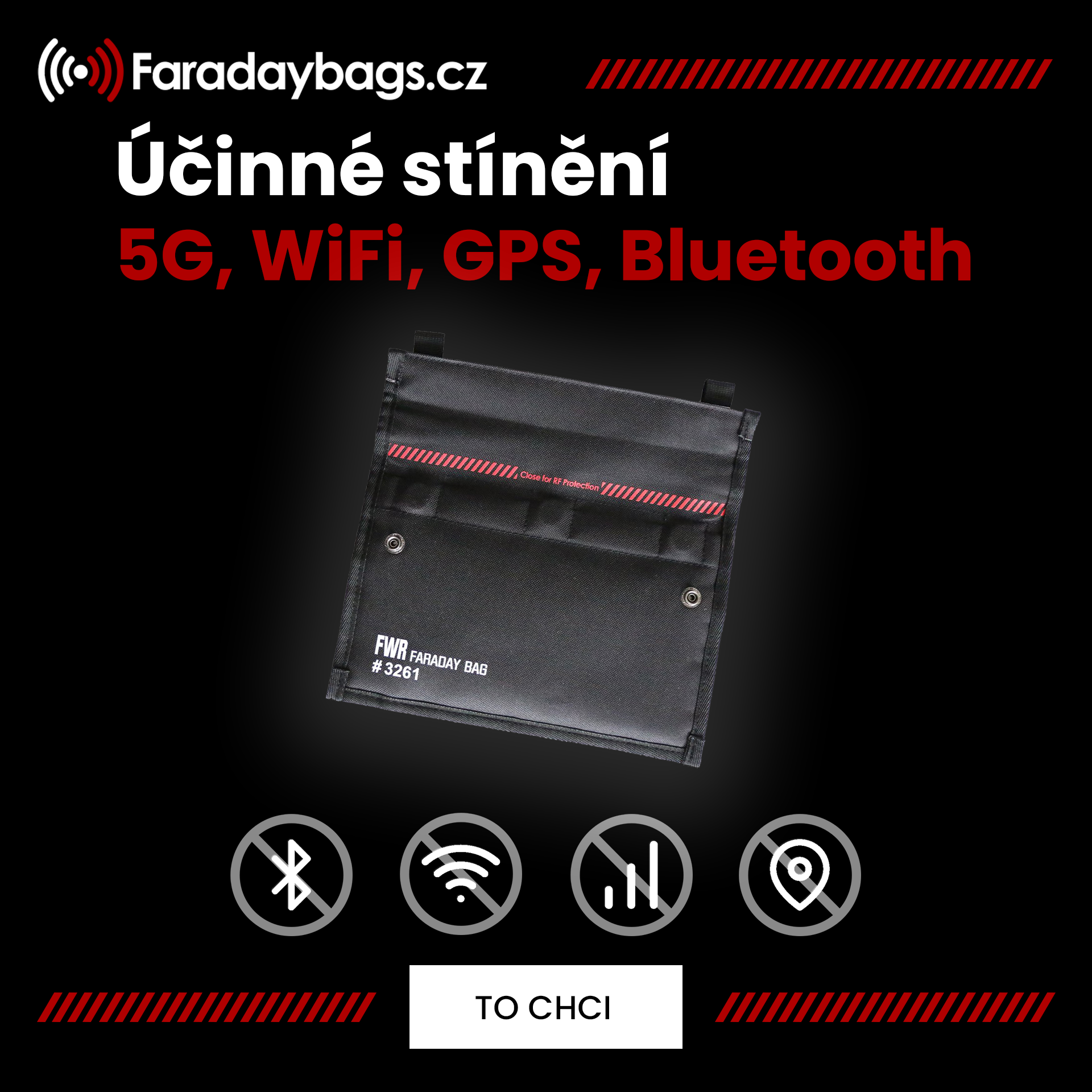 Účinné stínění