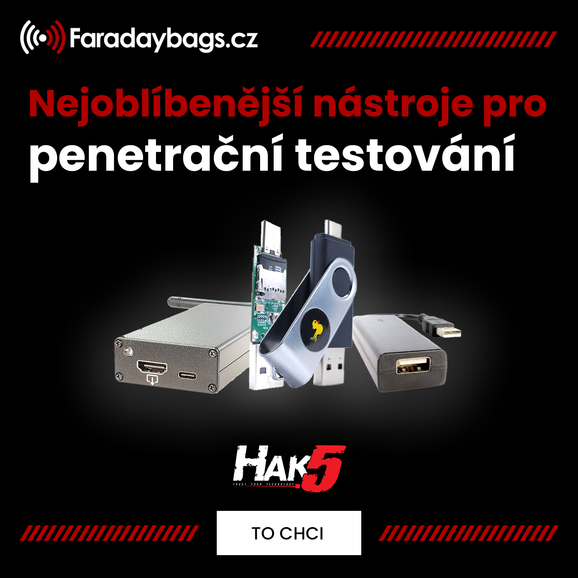 Oblíbené pentesting nástroje