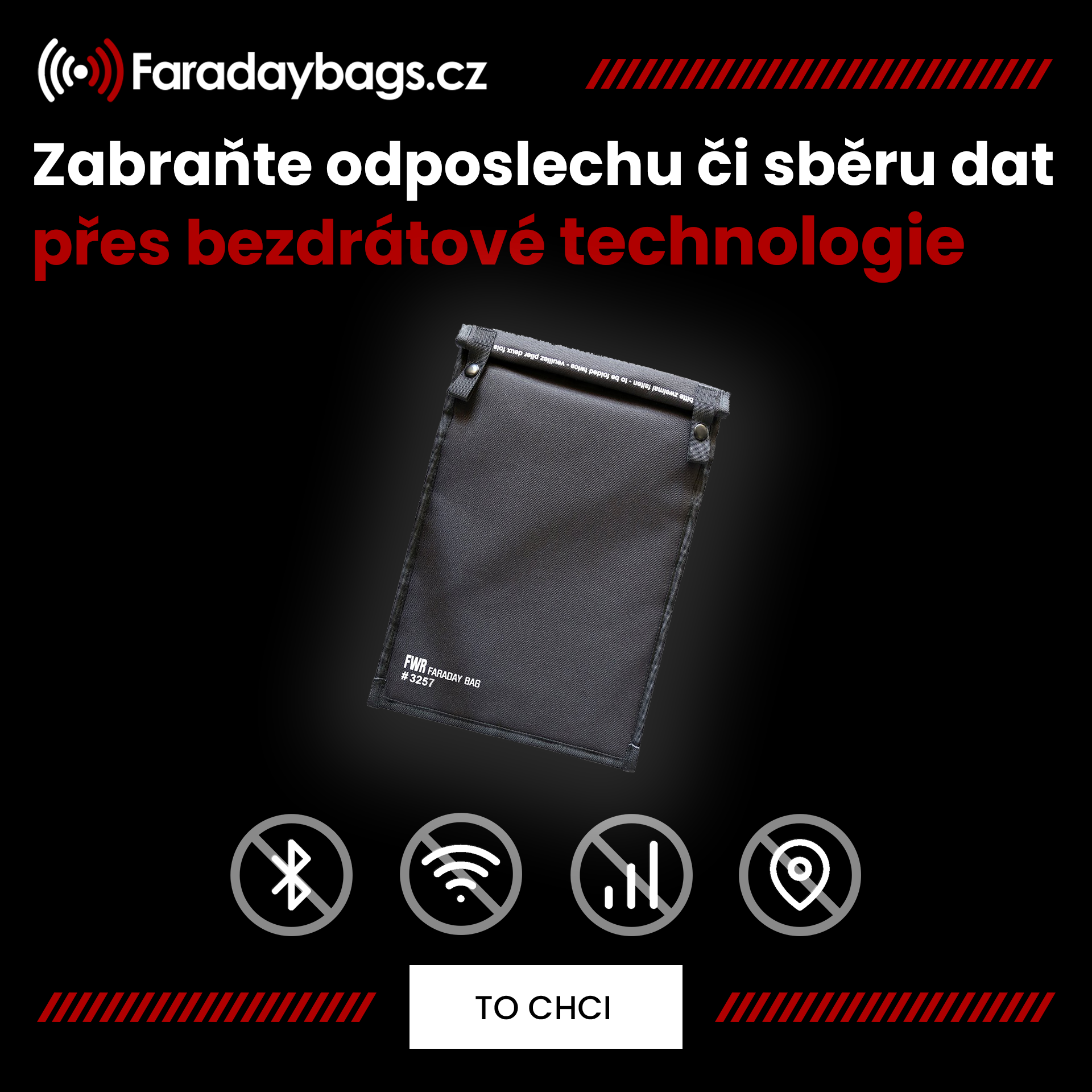 Zabraňte odposlechu