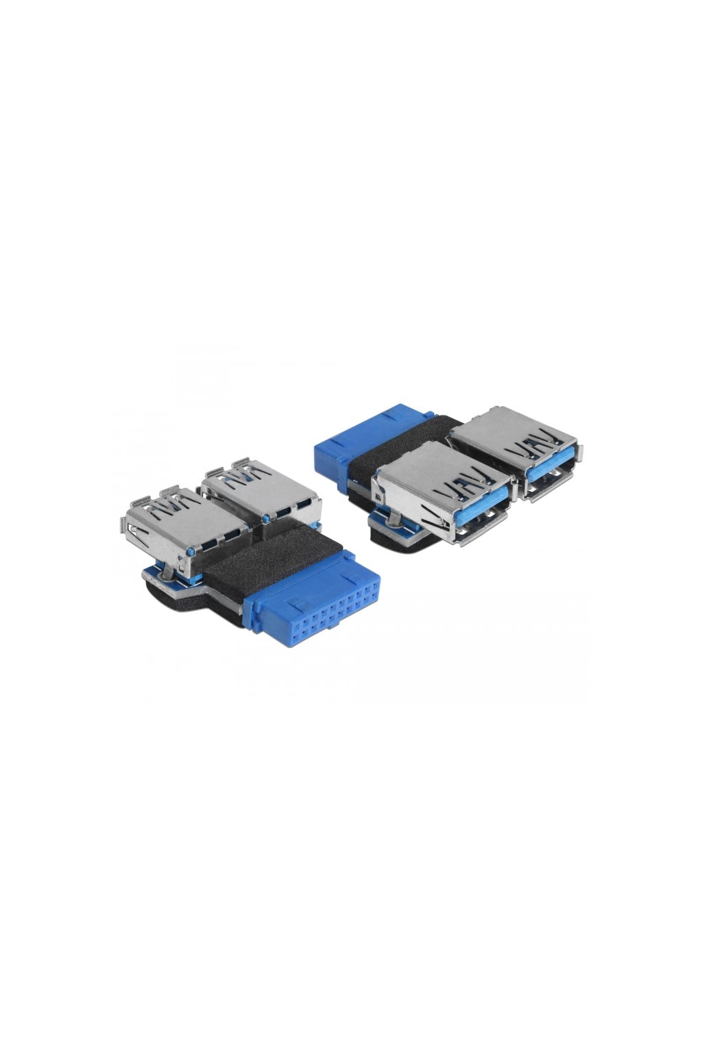 Delock Adapter USB 3.0 Pin Header female >2x USB 3.0 female - parallel 