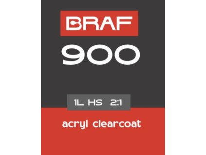 BRAF 900  HS 2:1 1l + 0,5l tužidlo