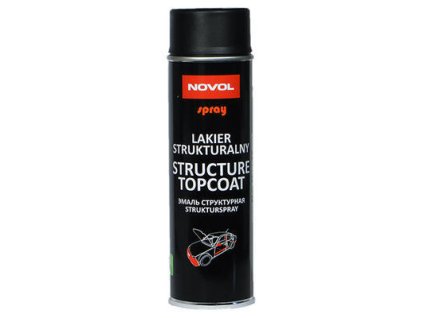 NOVOL lak STRUCTURE TOPCOAT sprej 500ml BLACK