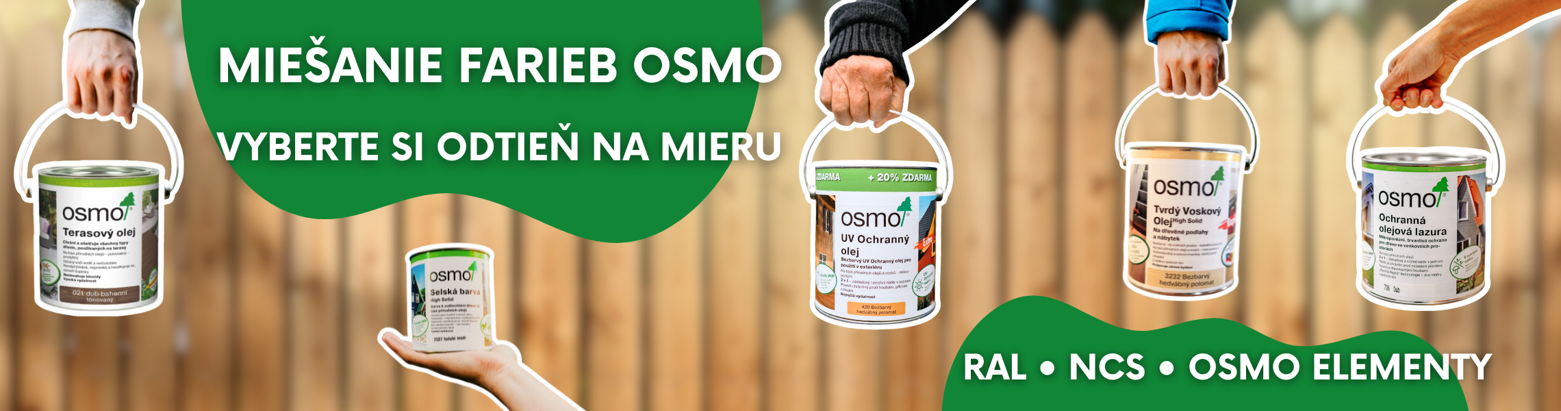 Osmo  - míchání barev