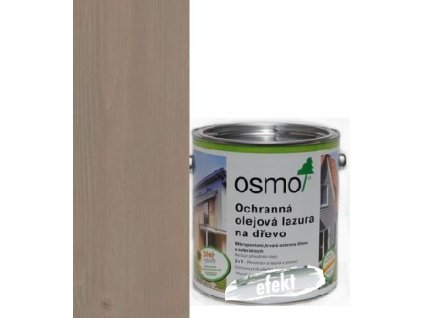 Osmo OCHRANNÁ OLEJOVÁ LAZÚRA EFEKT 0,75L 1142 strieborná grafit  + darček k objednávke nad 40€